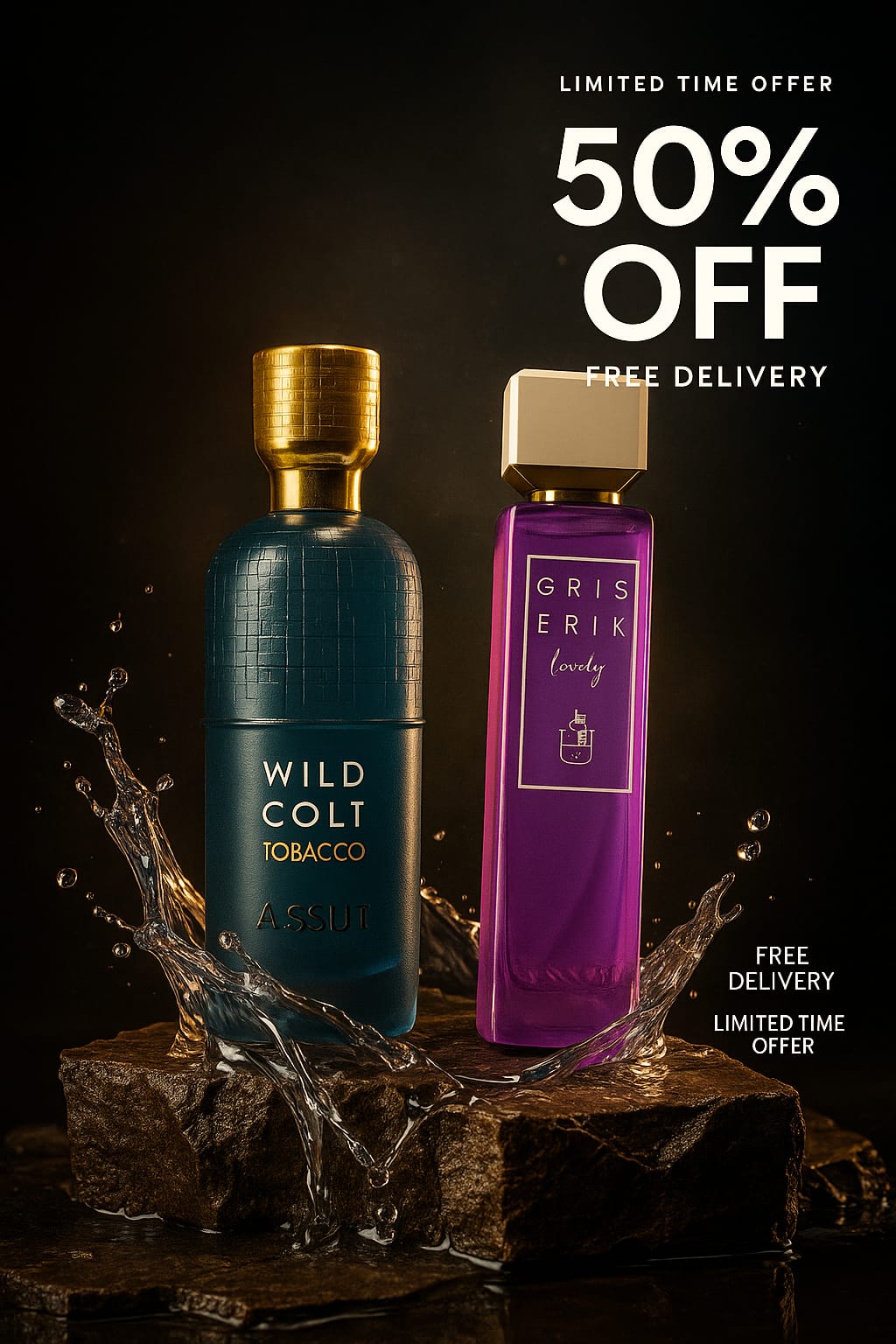 Assaf Perfume Combo Set – Gris Erik & Wild Colt Tobacco